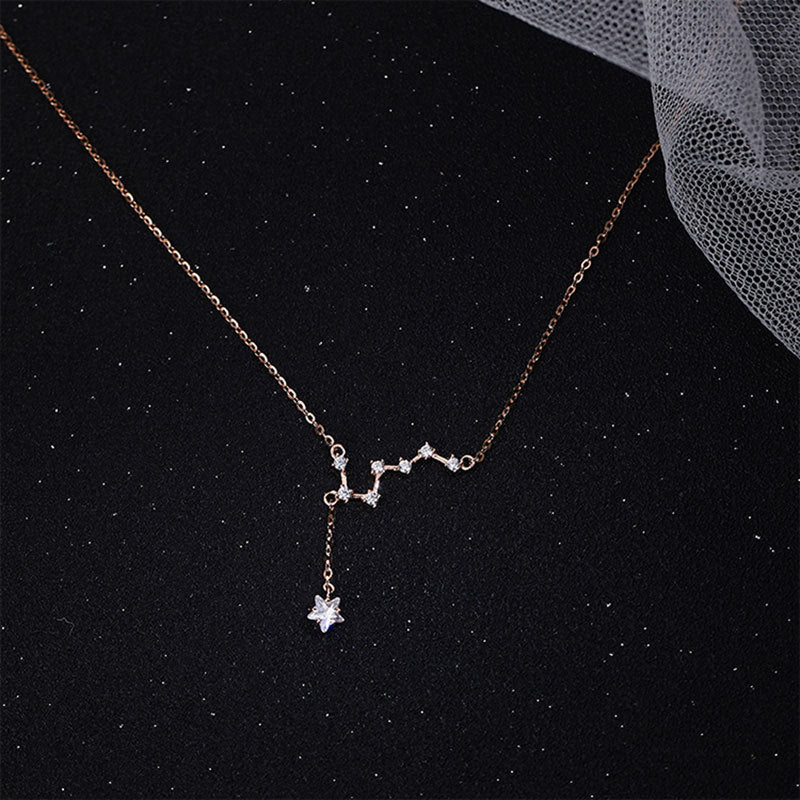 Wholesale 925 Silver Beidou Seven Star Necklace